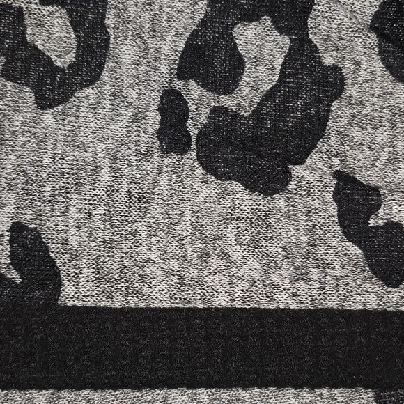 WHITE BIRCH Grey Leopard Print Cardigan Open Front Womens Size XL NWT - Picture 12 of 12